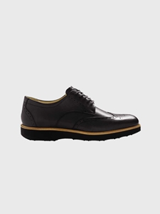 Black Leather / Black Sole Tipping Point Dress Shoes | Men's Dress Shoes | Sam's Tailoring Fine Men Clothing