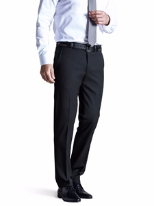 Black Bonn Feingabardine Bi Stretch Trouser | Meyer Trousers/Chinos |  Sam's Tailoring Fine Men Clothing