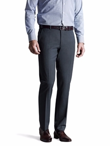 Grey Bonn Feingabardine Bi Stretch Trouser | Meyer Trousers/Chinos |  Sam's Tailoring Fine Men Clothing