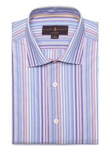 Multi Colored Stripes Crespi IV Tailored Sport Shirt | Robert Talbott Fall Sport Shirts Collection  | Sam's Tailoring Fine Men Clothing