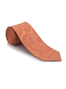 Orange Paisley Protocol Best of Class Tie | Best of Class Ties Collection | Sam's Tailoring Fine Men Clothing