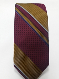 Wine, Tan, White and Black Estate Tie | Estate Ties Collection | Sam's Tailoring Fine Men Clothing