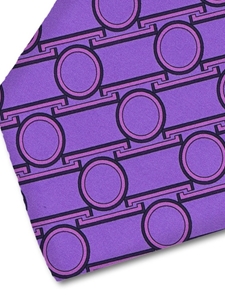 Violet and Black Sartorial Silk Tie | Italo Ferretti Fine Ties Collection | Sam's Tailoring