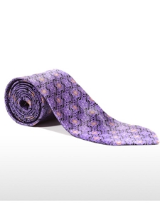 Purple and Black Sartorial Tailored Silk Tie | Italo Ferretti Fine Ties Collection | Sam's Tailoring