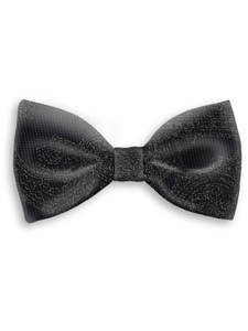 Black, Gold & White Sartorial Handmade Silk Bow Tie | Bow Ties Collection | Sam's Tailoring Fine Men Clothing