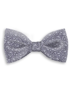 Gray on Gray Sartorial Handmade Silk Bow Tie | Bow Ties Collection | Sam's Tailoring Fine Men Clothing