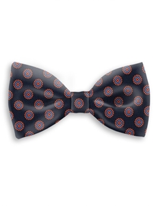 Black, Orange & Sky Sartorial Silk Bow Tie | Bow Ties Collection | Sam's Tailoring Fine Men Clothing