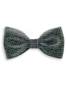 Navy and Green Sartorial Handmade Silk Bow Tie | Bow Ties Collection | Sam's Tailoring Fine Men Clothing