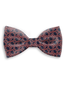 Red and Black Sartorial Handmade Silk Bow Tie | Bow Ties Collection | Sam's Tailoring Fine Men Clothing