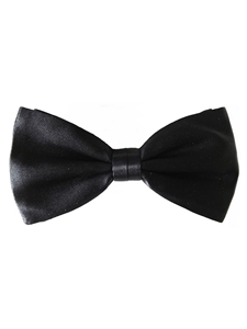 Black Fine Silk Sartorial Handmade Bow Tie | Bow Ties Collection | Sam's Tailoring Fine Men Clothing