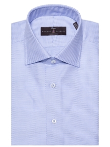 Blue Bubble Printed Estate Sutter Tailored Dress Shirt | Dress Shirts Collection | Sam's Tailoring Fine Men Clothing