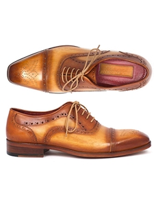 Tan Color Captoe Fine Men Oxford | Men's Oxford Shoes Collection | Sam's Tailoring Fine Men Clothing