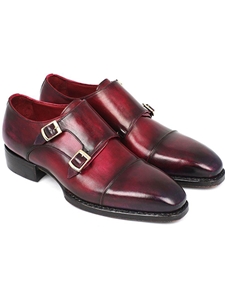 Triple Leather Sole Hand Welted Monkstraps Shoe | Handmade Monk Straps Shoes | Sam's Tailoring Fine Men Clothing