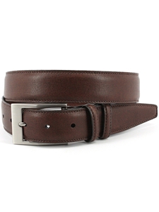 Chestnut Soft Deertan Glove X-Long Leather Belt | Torino Leather Belts | Sam's Tailoring Fine Men Clothing