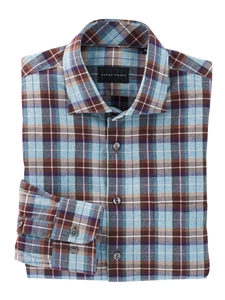 Moss Green Tomlin Brushed Cotton Plaid Sport Shirt | Bobby Jones Shirts Collection | Sams Tailoring Fine Men's Clothing