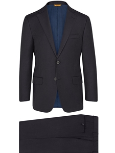 Navy Super 150's Wool H-Fit Tasmanian Suit | Hickey Freeman Suit Collection | Sam's Tailoring Fine Men Clothing