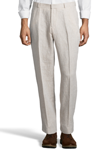 Original Natural Linen Flat Front Pant | Palm Beach Seasonal Suits & Pants | Sam's Tailoring Fine Men's Clothing