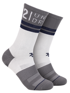 White/Grey/Navy Sport Crew Sock | 2Undr Accessories | Sam's Tailoring Fine Men's Clothing