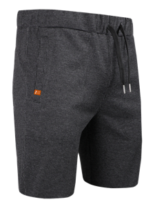 Black/Grey Two Front Pockets Leisure Short | 2Undr Lounge Wear | Sam's Tailoring Fine Men's Clothing