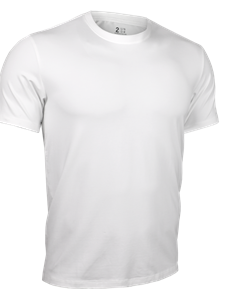 White Classic Crew Neck Short Sleeve Tee | 2Undr Men's Tee Shirts | Sam's Tailoring Fine Men's Clothing