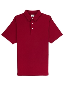 Merlot Red Comfort Pique Men's Rosewood Polo | Vastrm Polo Shirts | Sam's Tailoring Fine Men Clothing