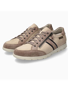 Warm Grey Smooth Leather Zipper Fastener Men's Shoe| Mephisto Casual Shoes Collection | Sam's Tailoring Fine Men's Clothing