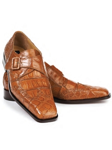 Cognac Preacher Monk Strap Men's Dress Shoe | Mauri Monk Strap Shoes | Sam's Tailoring Fine Men's Shoes
