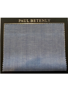 Sky Blue Gingham Print Custom Wool Suit | Paul Betenly Custom Suits | Sam's Tailoring Fine Men's Clothing