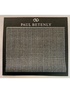 Gray Windowpane Men's Custom Suit | Paul Betenly Custom Suits | Sam's Tailoring Fine Men's Clothing