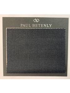 Grey Solid Super 110's Men's Custom Suit | Paul Betenly Custom Suit | Sam's Tailoring Fine Men's Clothing