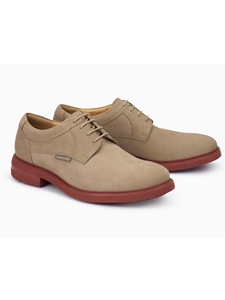 Sand Smooth Leather Everyday Derby Shoe | Mephisto New Arrivals | Sam's Tailoring Fine Men Clothing