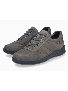 Gray Soft Air Textile Lining Nubuck Casual Shoe | Mephisto Casual Shoes Collection | Sam's Tailoring Fine Men Clothing
