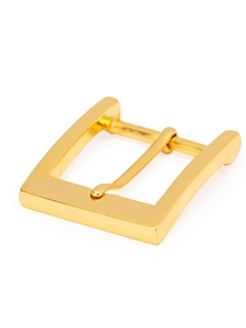 Square Shiny Gold Buckle | W.Kleinberg Buckles Collection | Sam's Tailoring Fine Men's Clothing
