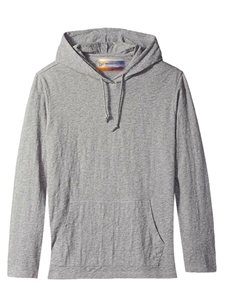 Grey Cotton Men's Pullover Hoodie  | Georg Roth Sweaters & Hoodies | Sam's Tailoring Fine Men Clothing