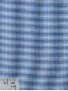 Blue Check Melange Twill Custom Shirt | Emanuel Berg Custom Shirts | Sam's Tailoring Fine Men Clothing