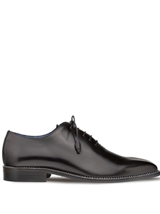 Black Enterprise Calfskin Plain Toe Shoe | Mezlan Men's Business Shoes | Sam's Tailoring Fine Men's Clothing