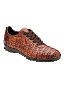 Antique Sport Genuine Caiman Crocodile Germano Shoe | Belvedere Casual Shoes Collection | Sam's Tailoring Fine Men's Clothing