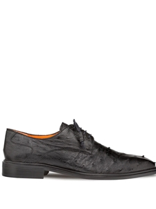 Black Contrast Sole Welt Tillson Exotic Derby Shoe | Mezlan Men's Metro Shoes | Sam's Tailoring Fine Men's Clothing