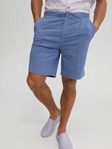Blue Fleece Knit Short | Stone Rose Shorts Collection | Sams Tailoring Fine Men Clothing