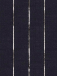 Navy With White Stripe Wool Custom Suit | Hart Schaffner Marx Custom Suits | Sam's Tailoring Fine Men's Clothing