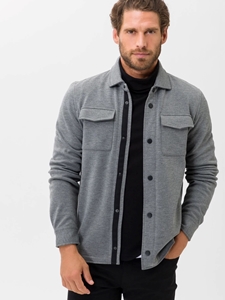 Cliff Santiago Fleece Men's Jacket Shirt | Brax Men's Shirts Collection | Sam's Tailoring Fine Men Clothing