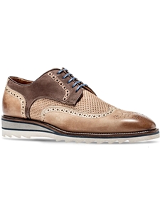 Faggio Amberes Nubuck Nuts Lace Up Derby Shoe | Jose Real Lace Up Shoes Collection | Sam's Tailoring Fine Men's Clothing