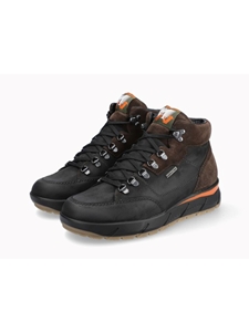 Black Leather Smooth Midsole Men's Outdoor Boot | Mephisto Men's Boots Collection | Sam's Tailoring Fine Men's Clothing
