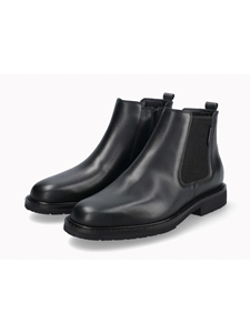 Black Full Grain Leather Shock Absorber Men's Boot | Mephisto Men's Boots Collection | Sam's Tailoring Fine Men's Clothing