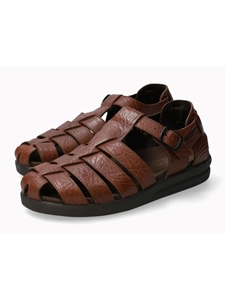 Desert Leather Lining Buckle Fastener Men's Sandal | Mephisto Men's Sandals | Sams Tailoring Fine Men Clothing