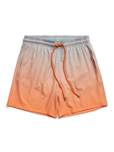 Orange Patterned Quick-Drying Swimshort | Stone Rose Shorts Collection | Sams Tailoring Fine Men Clothing