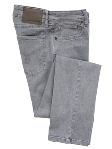 Grey Jack Fit Straight Leg Men's Denim | Jack Of Spades Jack Fit Jeans Collection | Sam's Tailoring Fine Mens Clothing