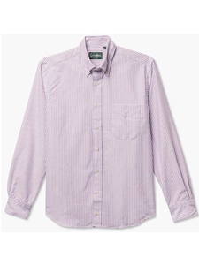 Purple Stripe Spring Oxford Weekend Shirt | Gitman Sport Shirts Collection | Sam's Tailoring Fine Men Clothing