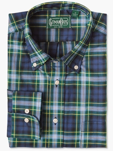 Blackwatch Poplin Check Regular Sport Shirt | Gitman Sport Shirts Collection | Sam's Tailoring Fine Men Clothing