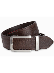 Brown Bison 1 1/2" Strap Luxury Dress Belt | NexBelt Dress Belts | Sam's Tailoring Fine Men's Clothing
